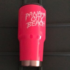 Pink Panama City Beach Tumbler